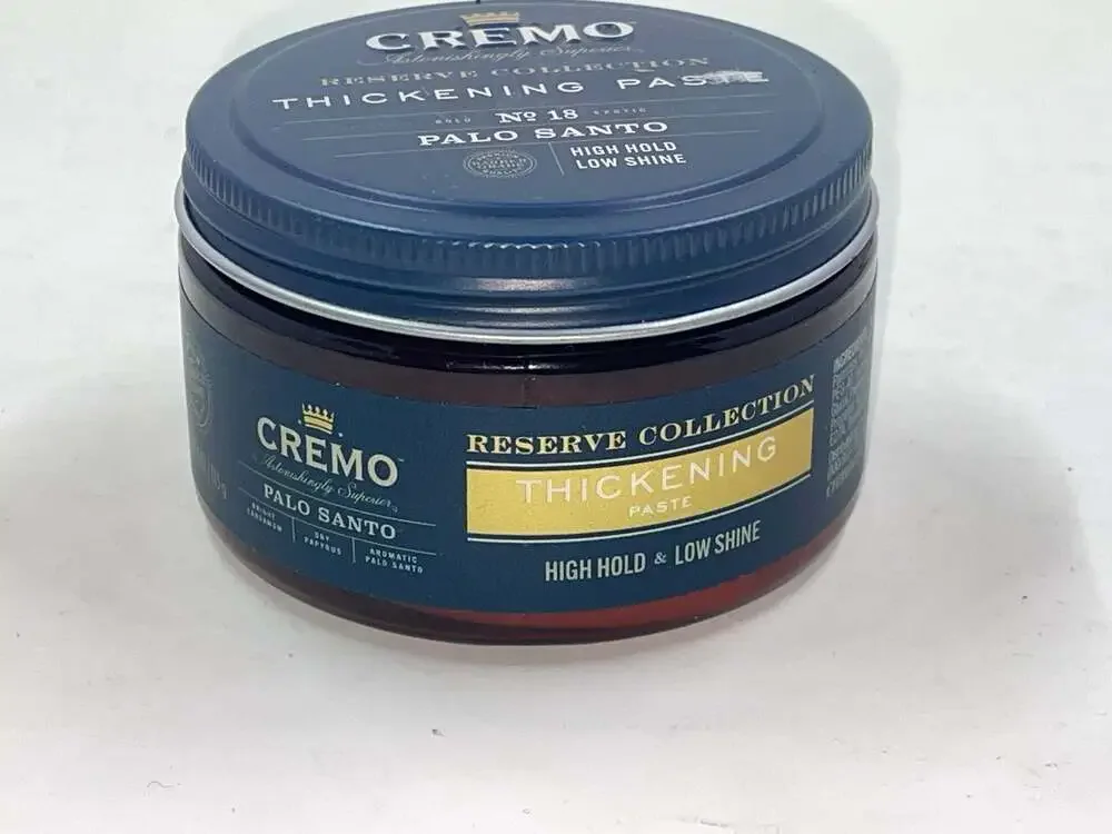 Cremo Reserve Collection Palo Santo No 18 Thickening Paste High Hold Low Shine 4